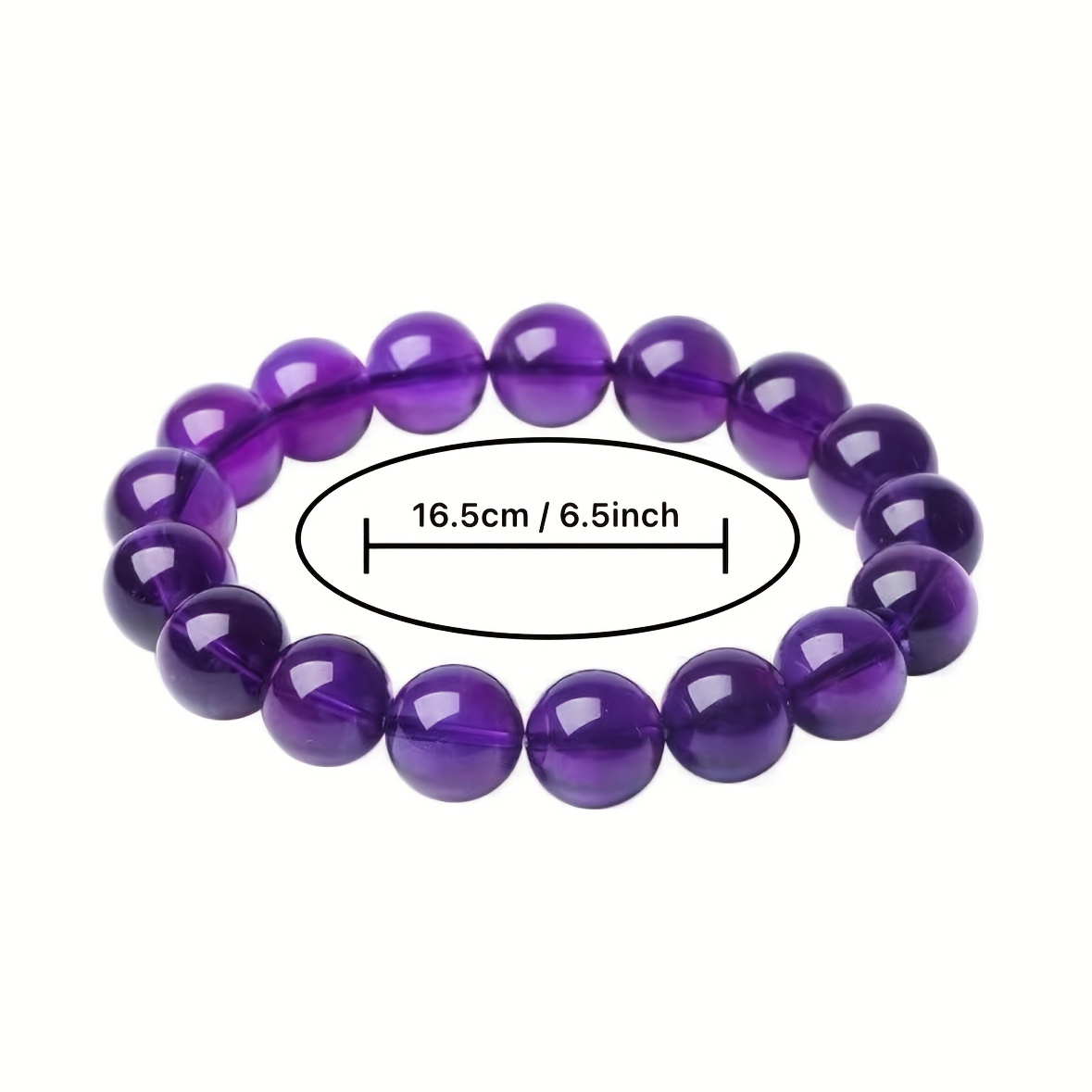 Amethyst Natural Crystal Bead Couple Fortune Gift